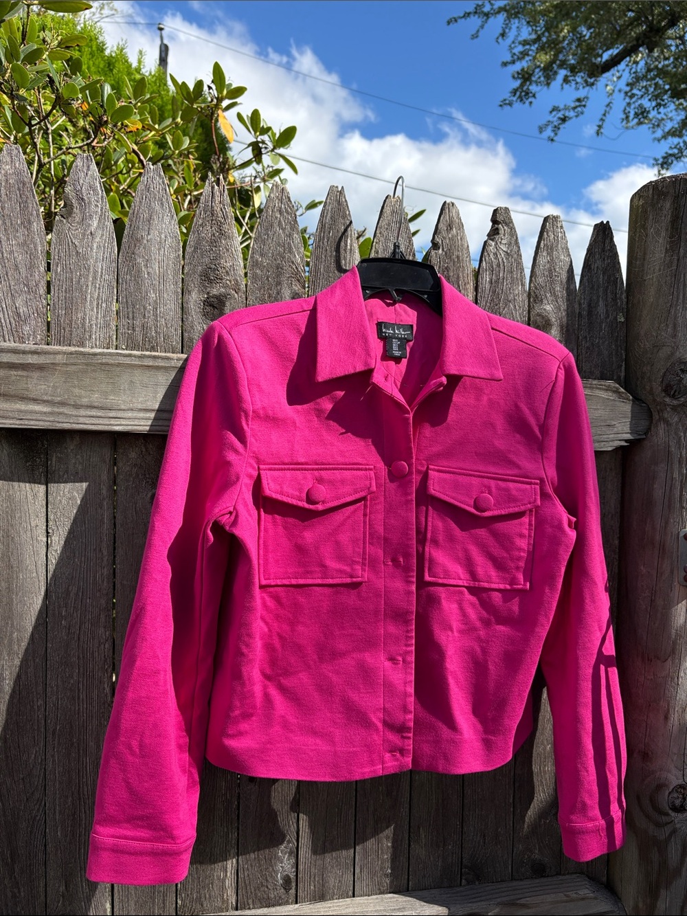 Nicole Miller small hot pink blazer. NWOT!!